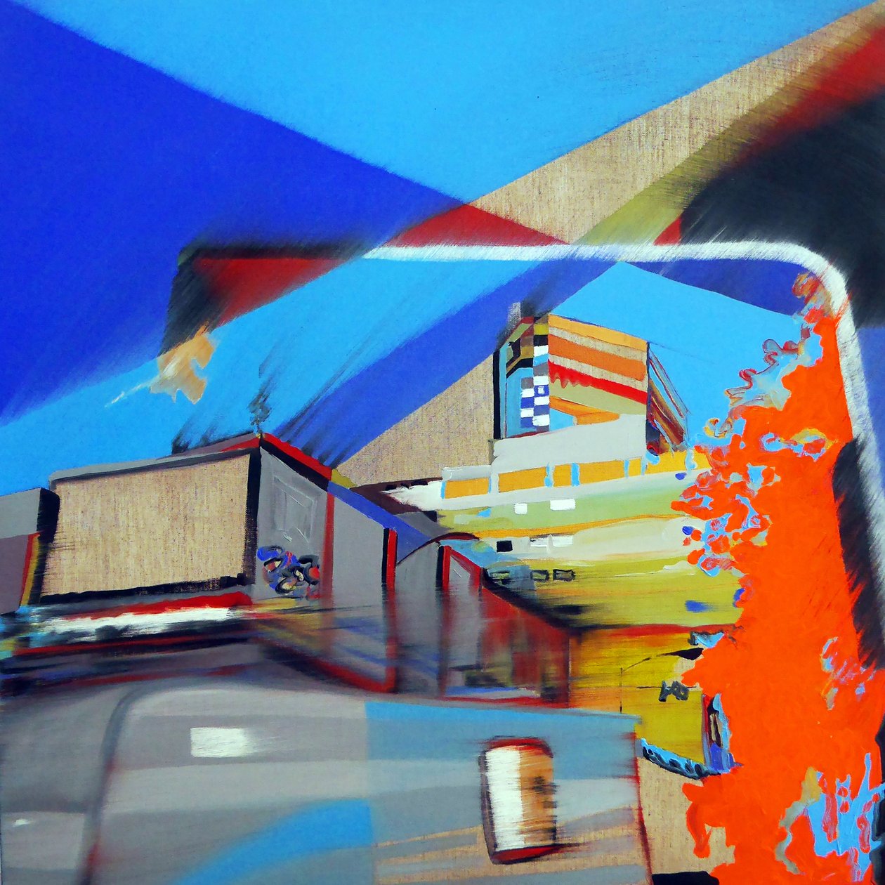 Krajina : Mexiko 2, 2016 (olej na plátně) od Benoit Erwann Boucherot