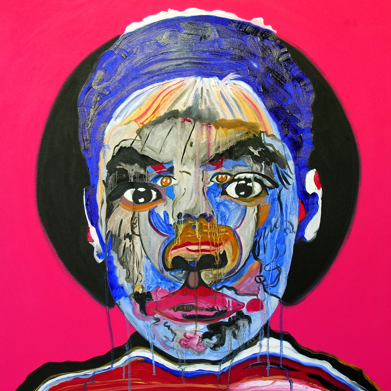 Surportrét : Andy Warhol  Romaric, 2005 (olej na plátně) od Benoit Erwann Boucherot