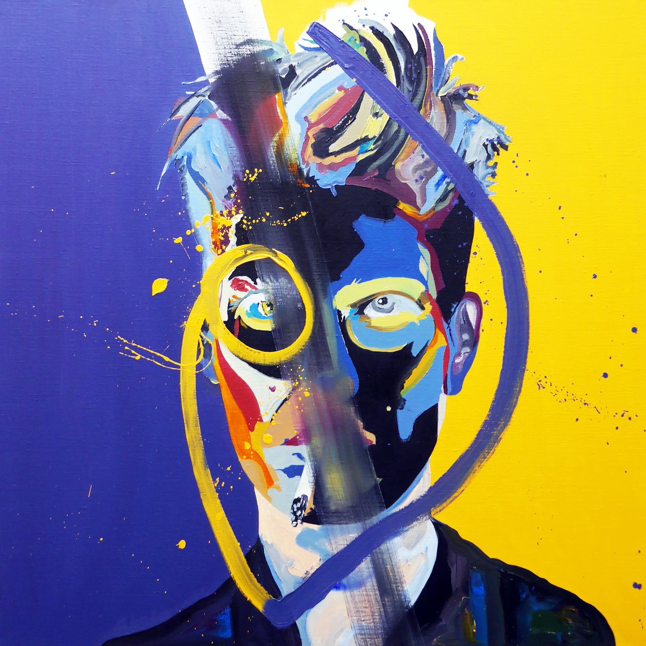 Surportrét : Astrid, 2016 (olej na plátně) od Benoit Erwann Boucherot