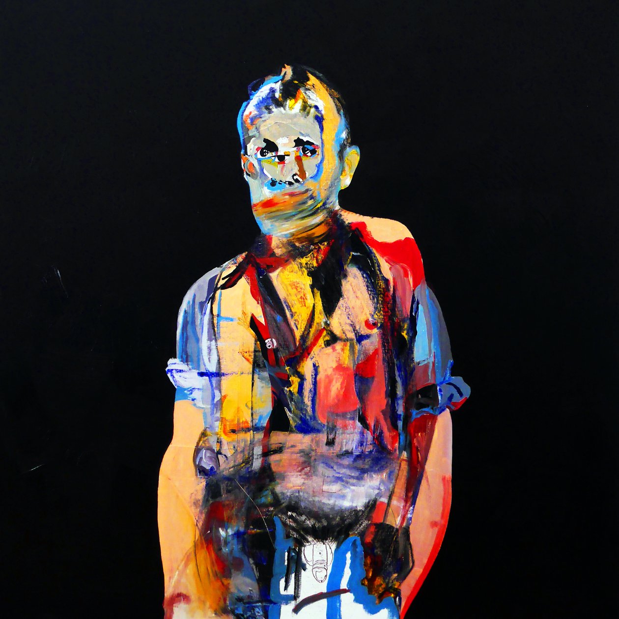 Surportrét : Jean Genet, 2017 (olej na plátně) od Benoit Erwann Boucherot