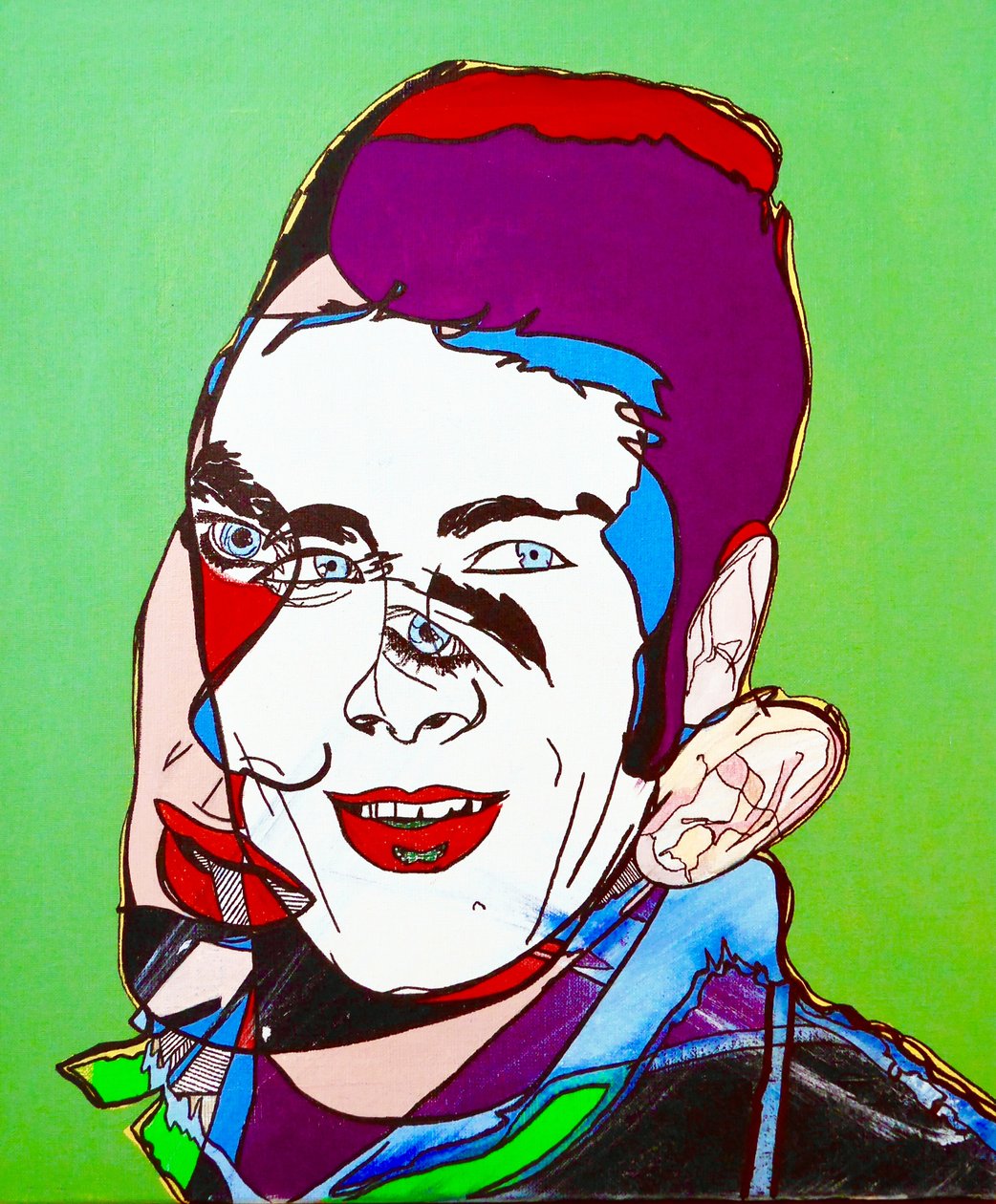 Surportrét : Jimmy Dean, 2005 (olej na plátně) od Benoit Erwann Boucherot