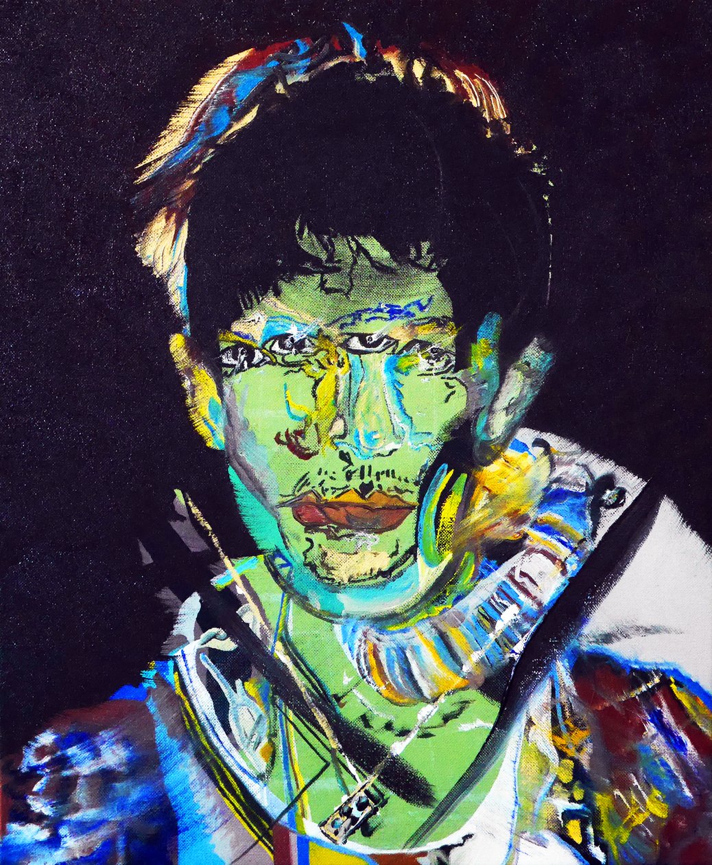 Surportrét : Raphael Ho Tsong Fang, 2015 (olej na plátně) od Benoit Erwann Boucherot