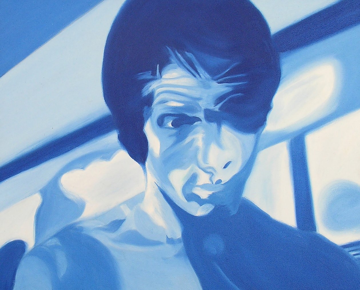 Surportrét : Sébastien, 2005 (olej na plátně) od Benoit Erwann Boucherot