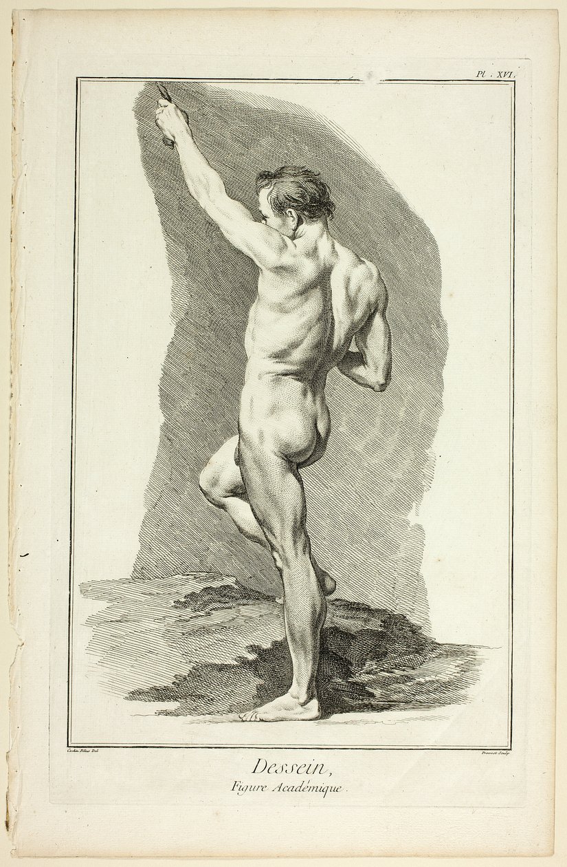 Design: Academic Figure, z Encyklopédie od Benoit Louis Prevost