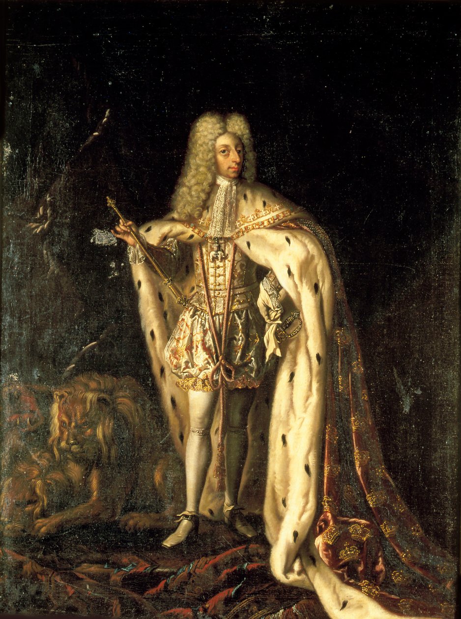 Dánský a norský král Frederick IV. 1671-1730, um 1700. od Benoît Le Coffre