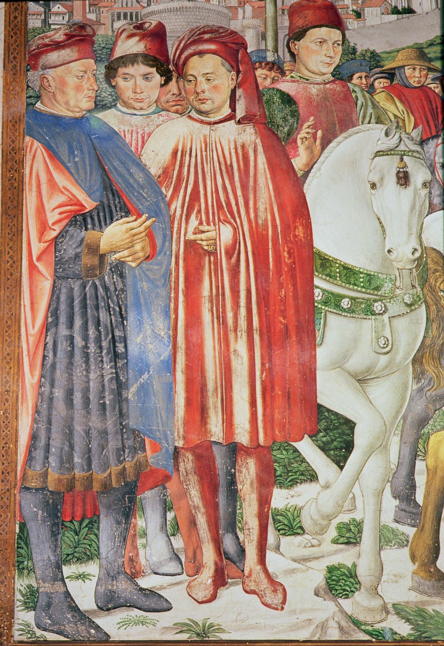 Život svatého Augustina (detail) od Benozzo di Lese di Sandro Gozzoli
