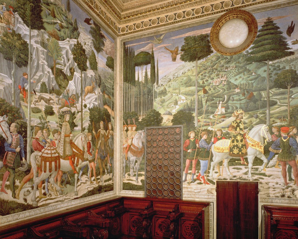 Procesí tří králů, 1459-60 od Benozzo di Lese di Sandro Gozzoli