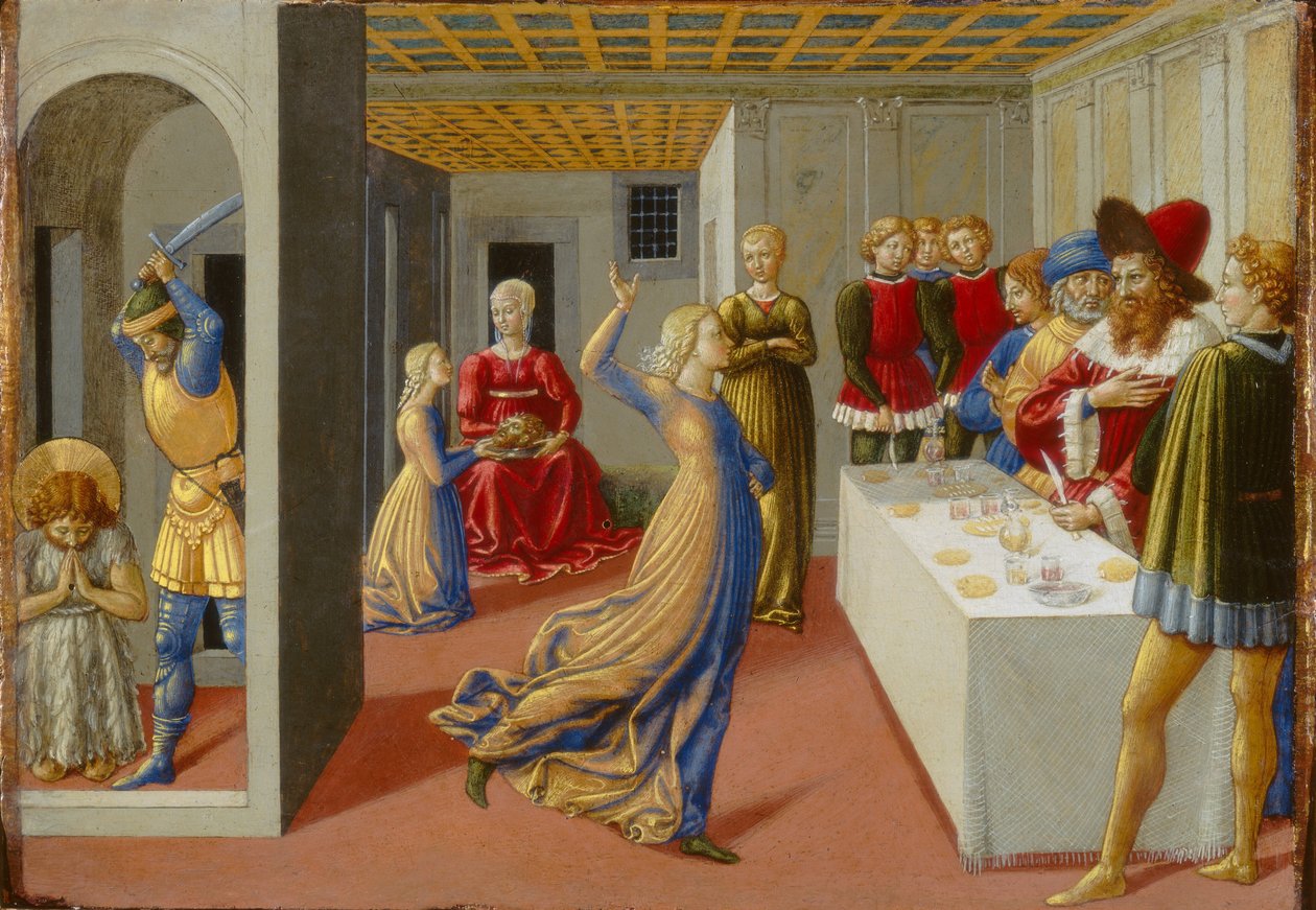 Svátek Heroda a stětí svatého Jana Křtitele, 1461-1462. od Benozzo Gozzoli