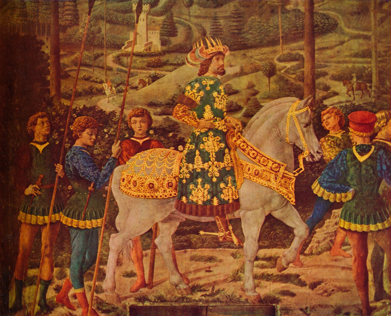 Cesta tří králů, 1459-1461 od Benozzo Gozzoli