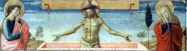 Kristus vstal z hrobu (panel) (detail 78957) od Benozzo di Lese di Sandro Gozzoli