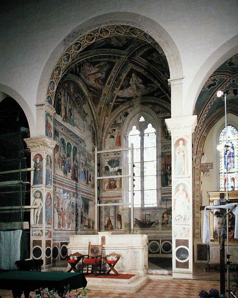 Epizody ze života svatého Augustina, 1463-65 (viz také 192535, 192549, 192551, 192553, 192554) od Benozzo di Lese di Sandro Gozzoli