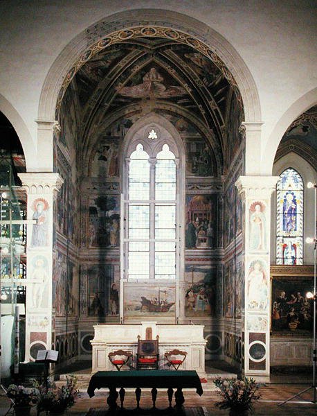 Epizody ze života svatého Augustina, 1463-65 (viz také 192535, 192550, 192551, 192553, 192554) od Benozzo di Lese di Sandro Gozzoli