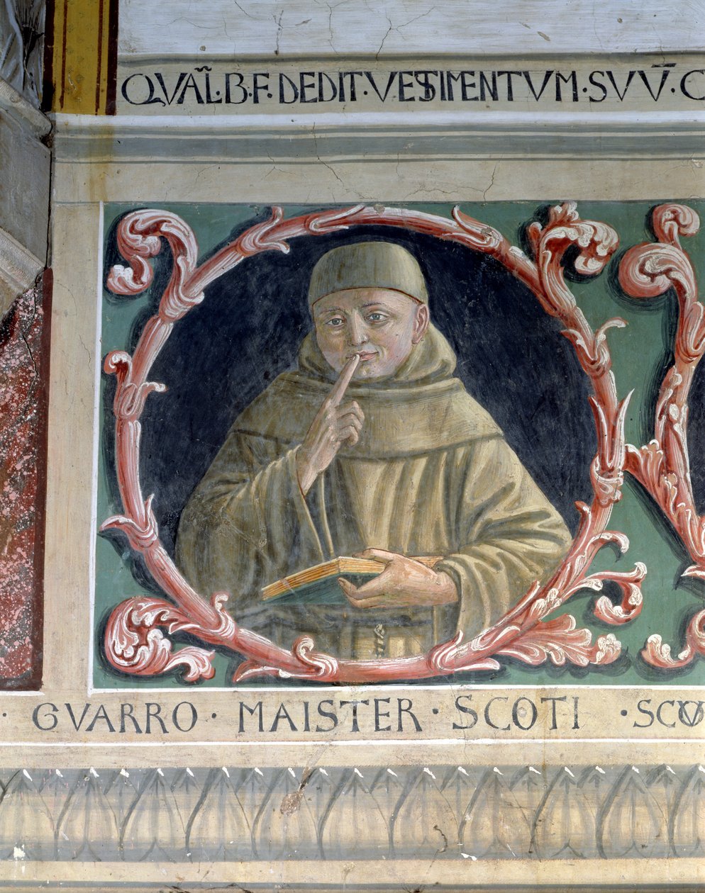 John Duns Scotus (asi 1265-1308) 1450 od Benozzo di Lese di Sandro Gozzoli