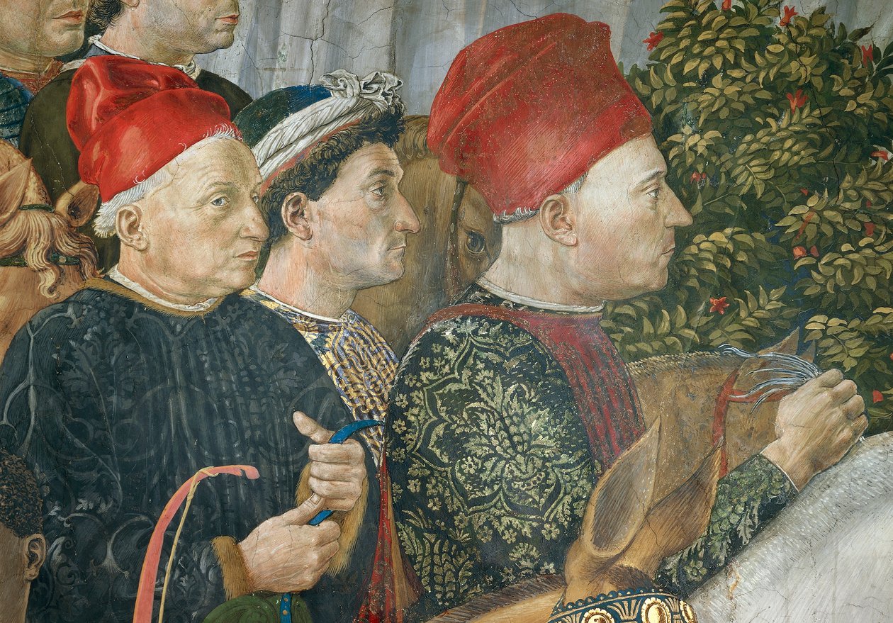 Průvod tří králů do Betléma od Benozzo di Lese di Sandro Gozzoli
