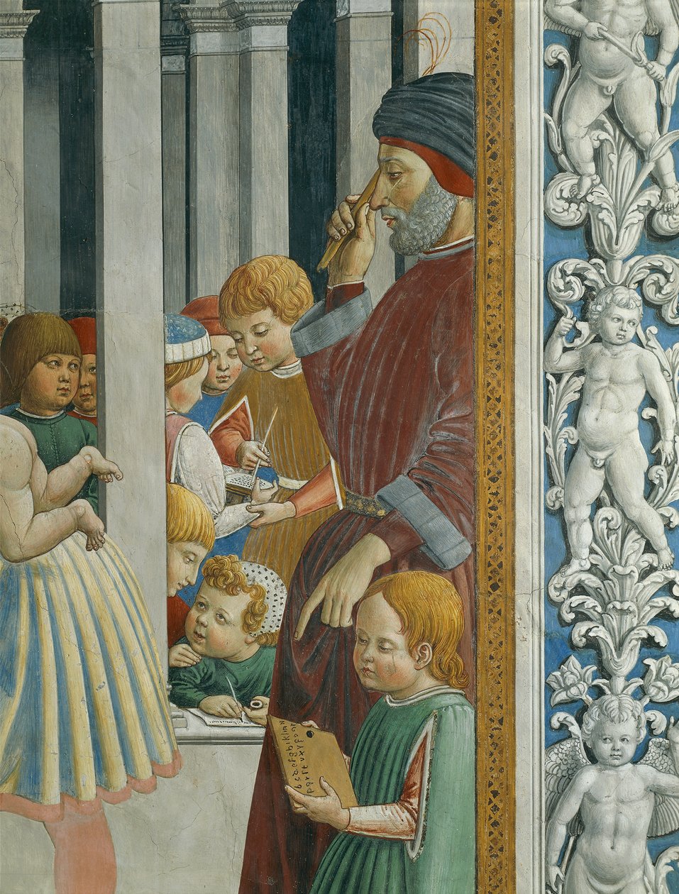 Příběhy svatého Augustina: Učitel a žáci od Benozzo di Lese di Sandro Gozzoli