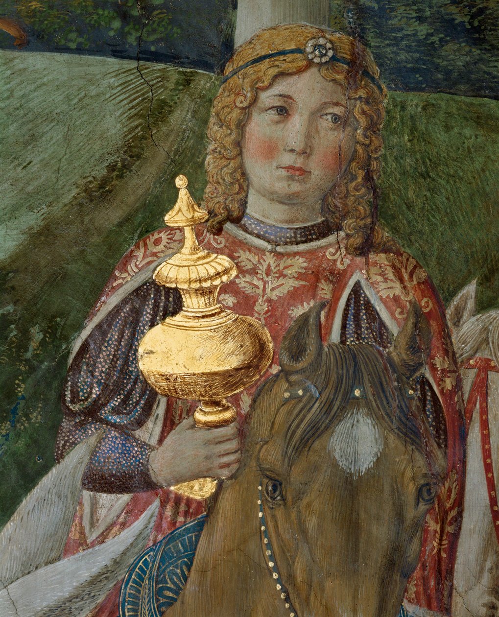 Klanění mudrců (freska) od Benozzo di Lese di Sandro Gozzoli