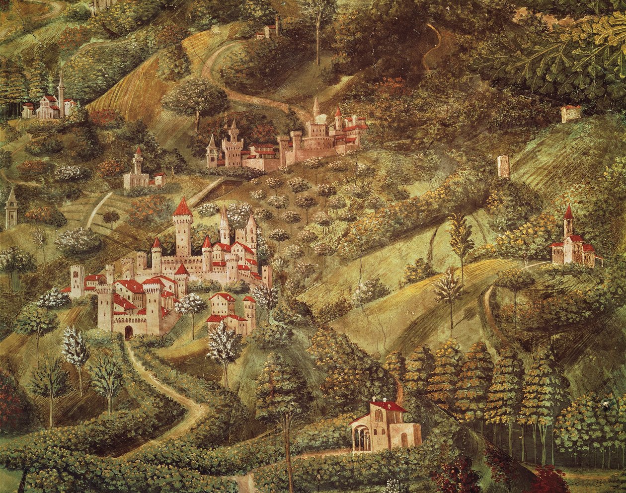 Cesta Magiho krále do Betléma od Benozzo di Lese di Sandro Gozzoli