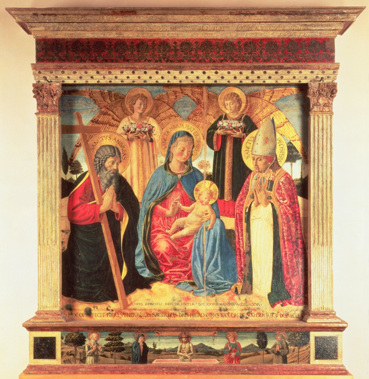 Panna a dítě od Benozzo di Lese di Sandro Gozzoli