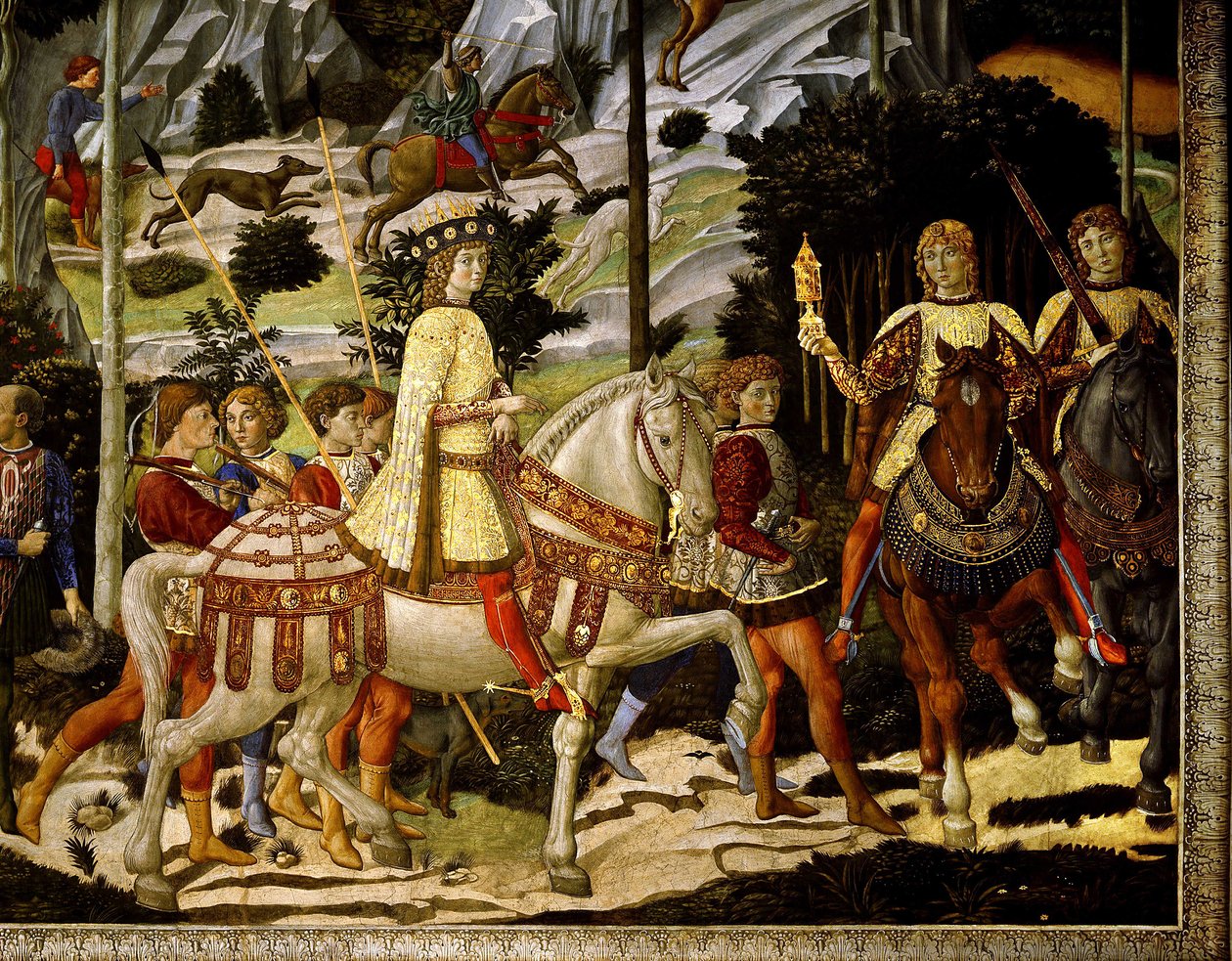 Cestování králů Magi od Benozzo di Lese di Sandro Gozzoli