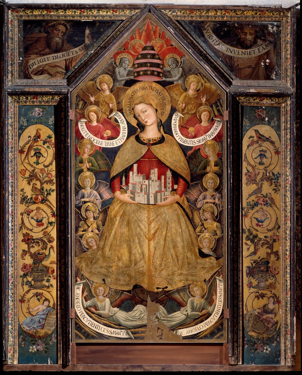 Panna andělů (olej na desce od Benozzo di Lese di Sandro Gozzoli