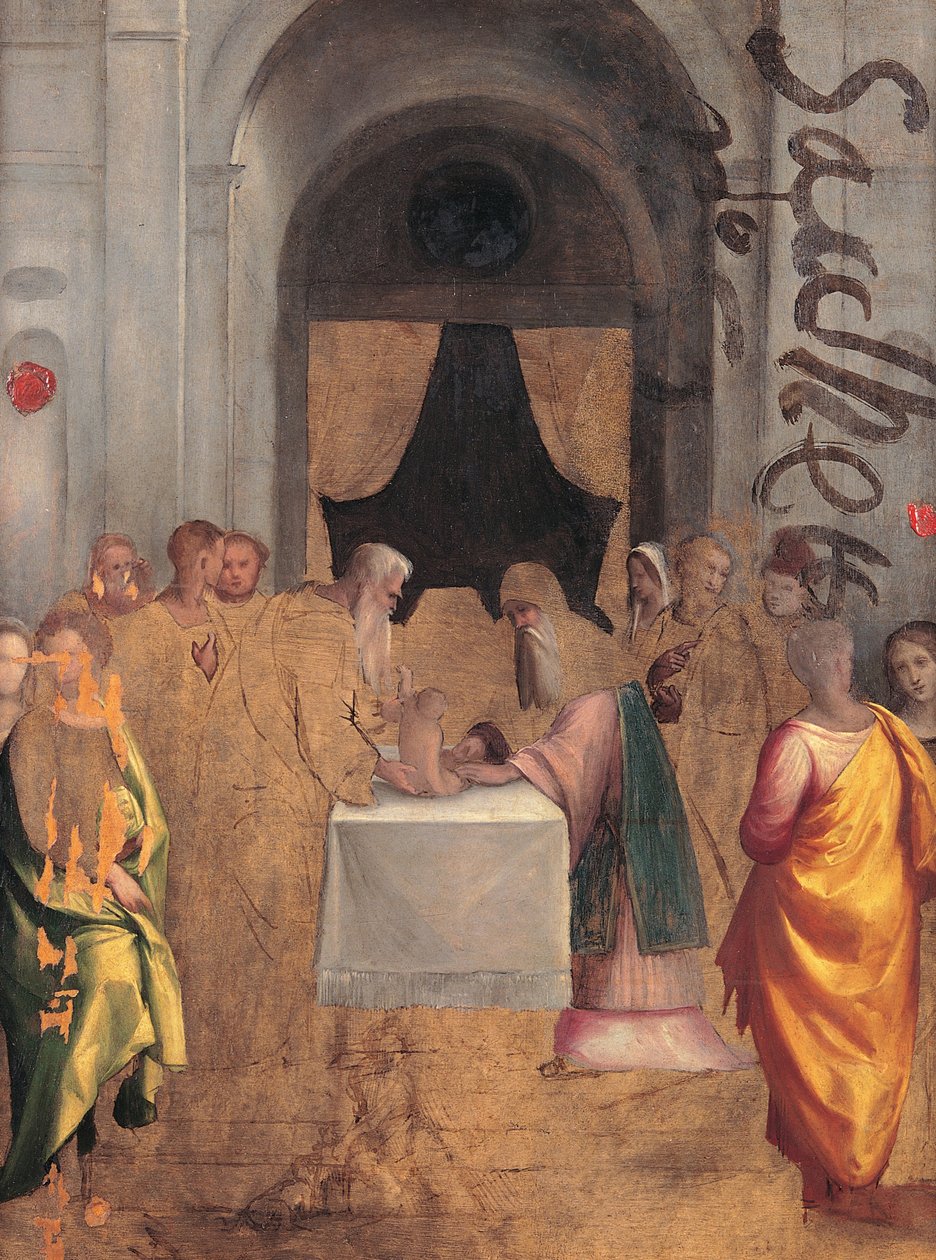 Prezentace v chrámu od Benvenuto Tisi da Garofalo