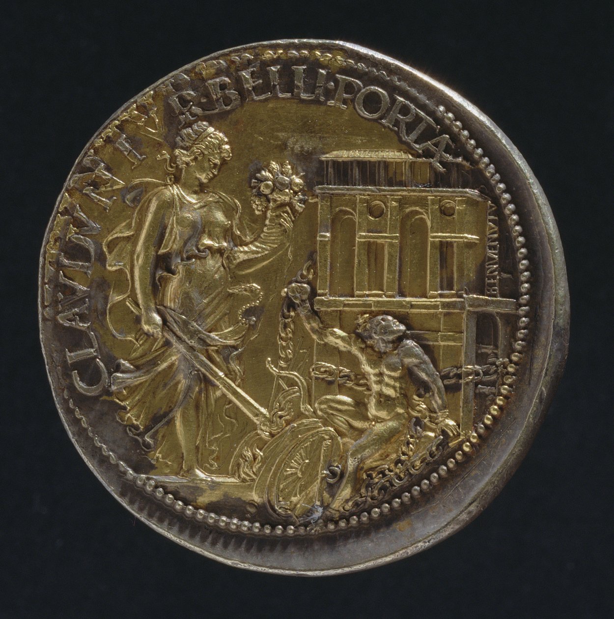 Medaile zobrazující alegorickou postavu, 1533 (reverzní strana 18062) (obr. 119186) od Benvenuto Cellini