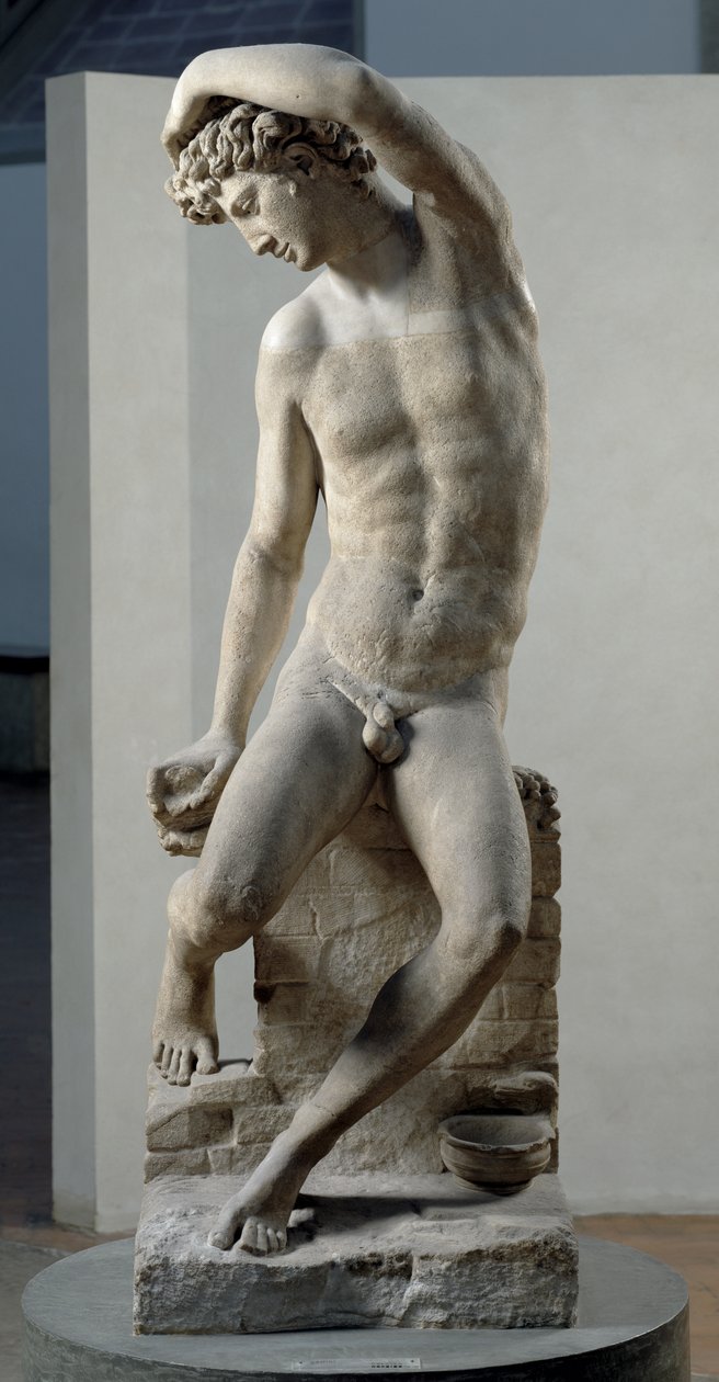 Narcis, 1548 (mramor) od Benvenuto Cellini