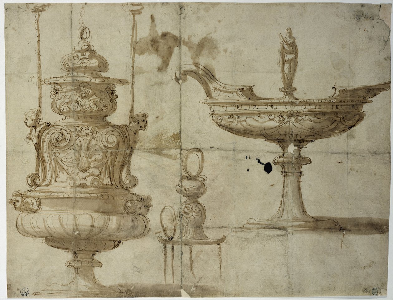 Studie na stříbro (kresba od Benvenuto Cellini