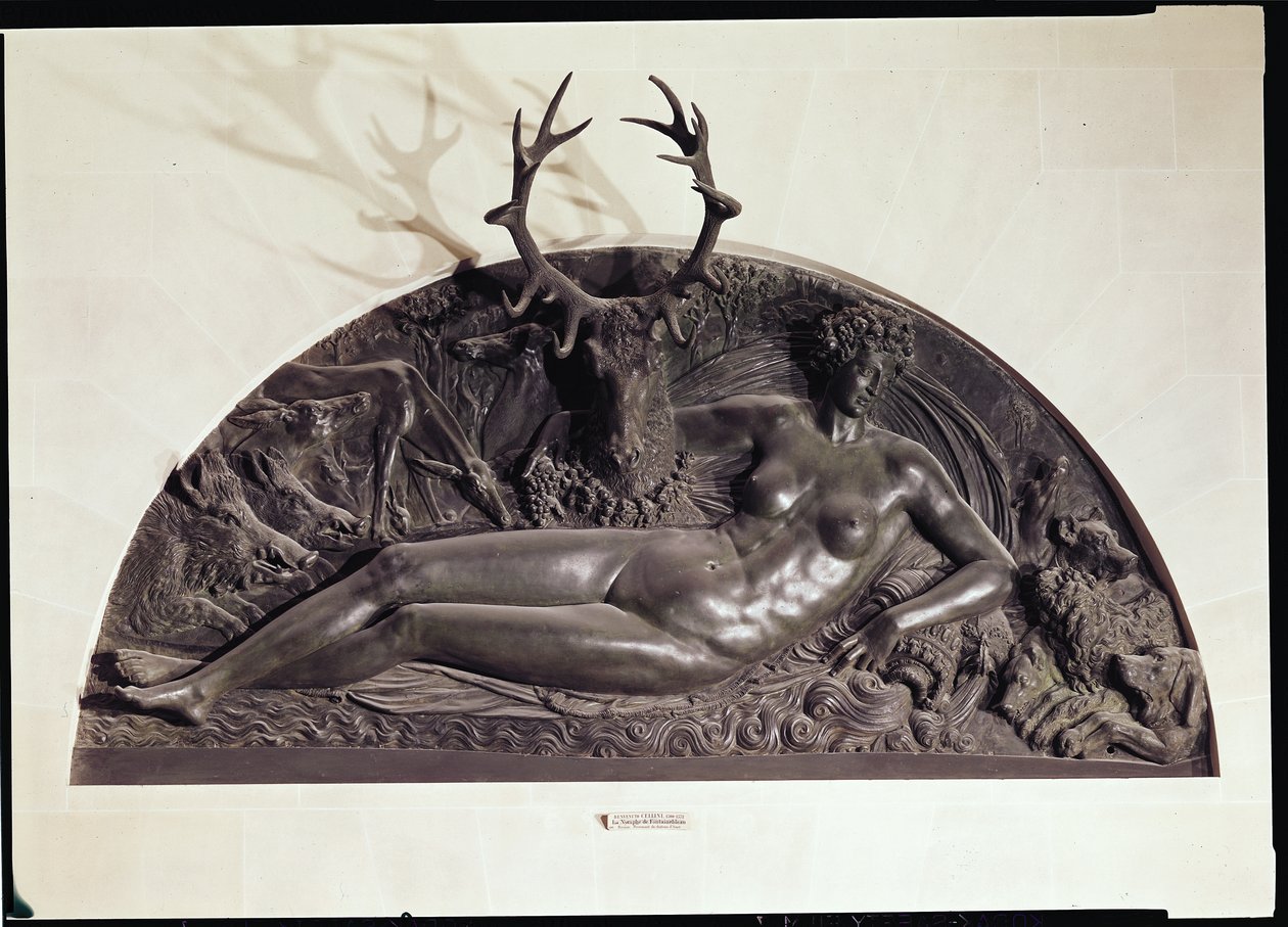 Nymfa z Fontainebleau, 1542 (bronz) od Benvenuto Cellini