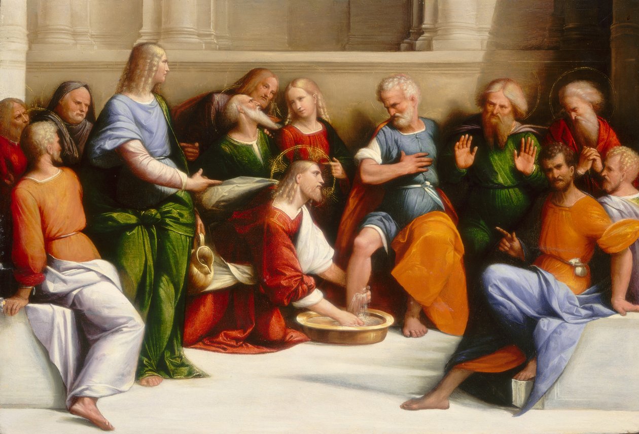 Kristus umývá učedníkům nohy, c. 15201525. od Benvenuto Tisi da Garofalo