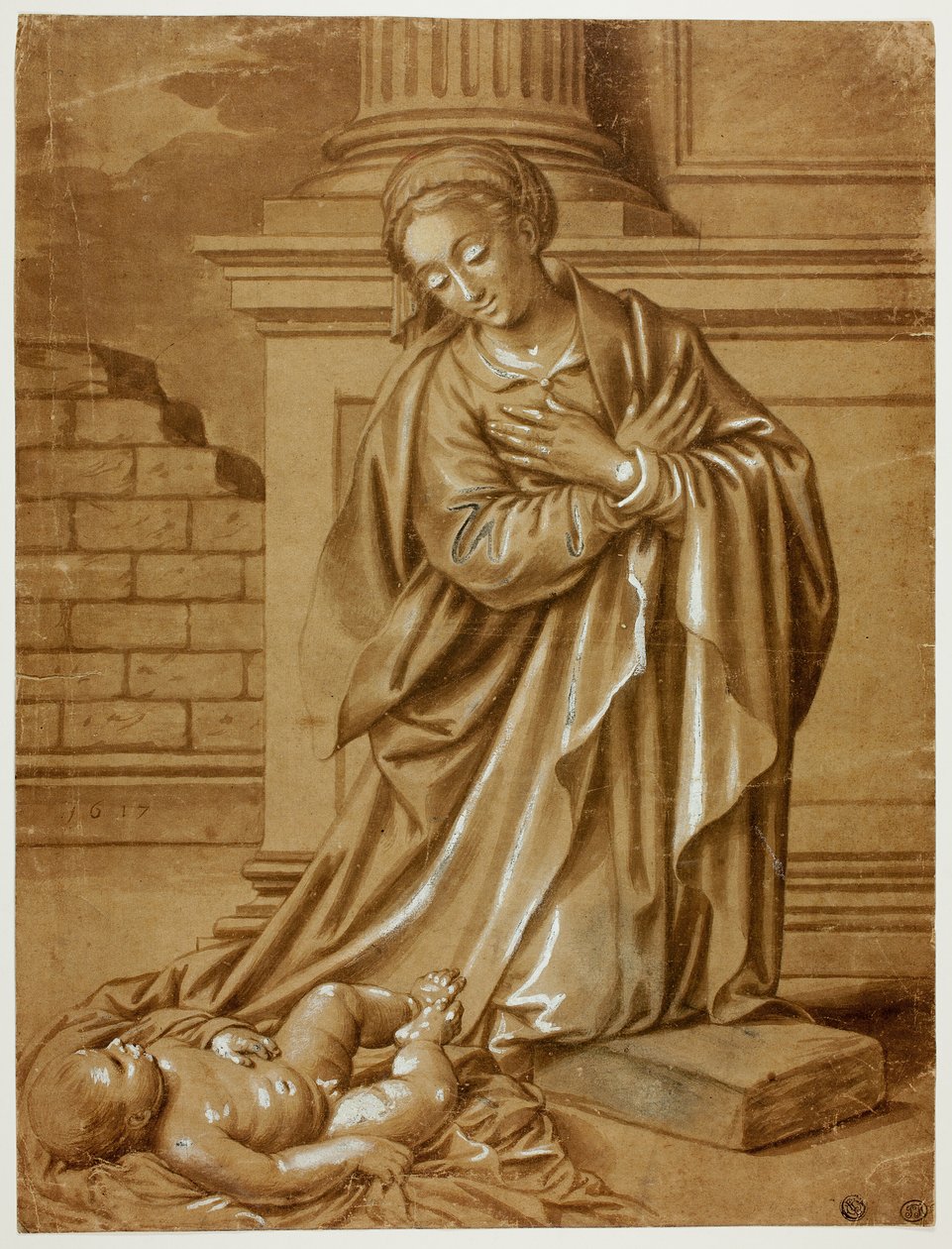 Madonna a dítě od Benvenuto Tisi da Garofalo