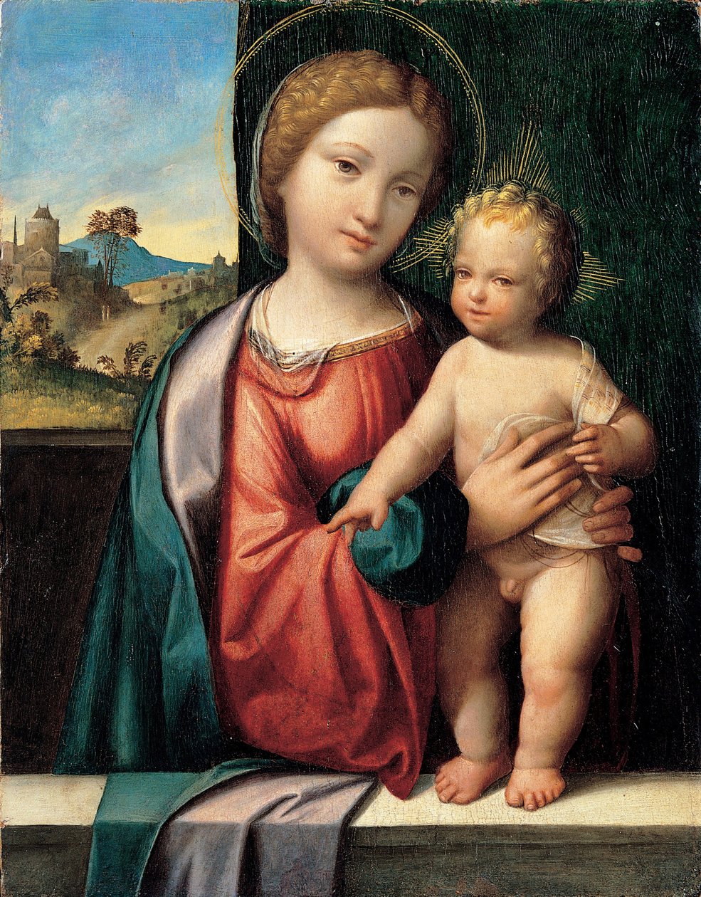 Madona s dítětem, 1512 od Benvenuto Tisi da Garofalo