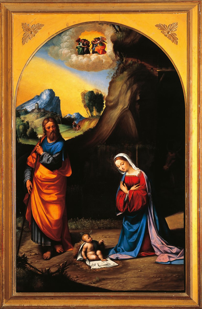 Narození Páně, Benvenuto Garofalo (1481-1559) od Benvenuto Tisi da Garofalo