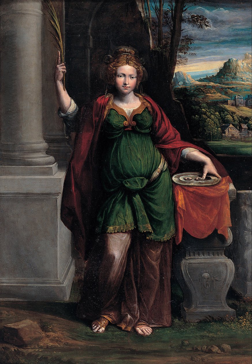 Svatá Lucie, 1535-1540 od Benvenuto Tisi da Garofalo