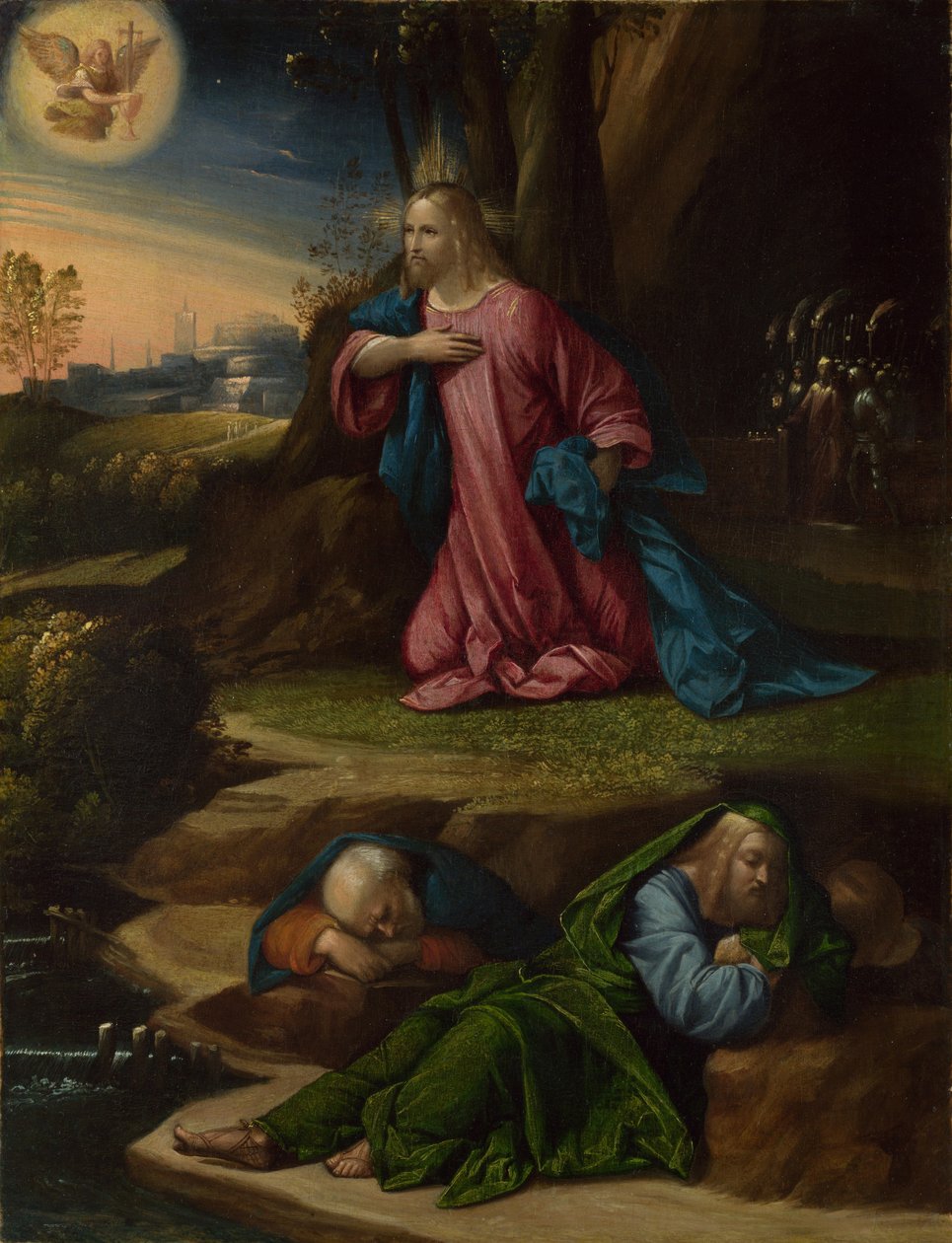 Agónie v zahradě, mezi 1520 a 1539 od Benvenuto Tisi da Garofalo