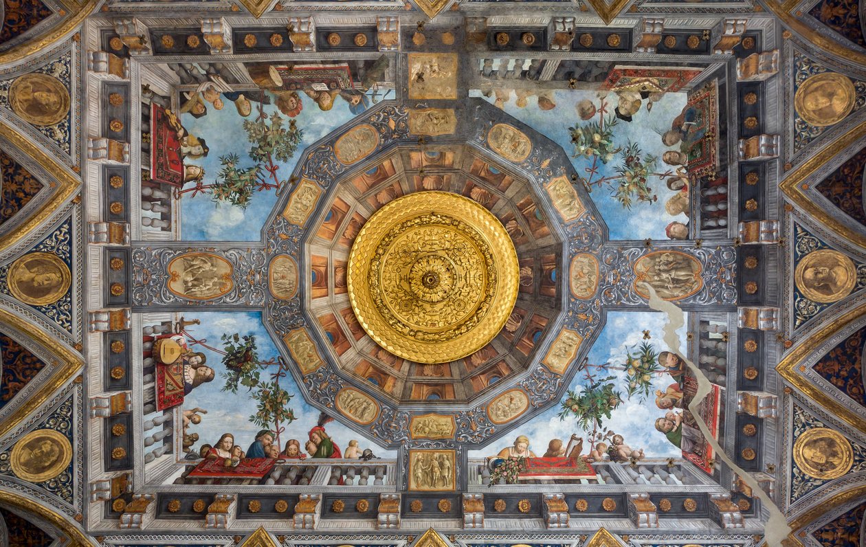 Vault of the Hall of the Treasure (freska) od Benvenuto Tisi da Garofalo