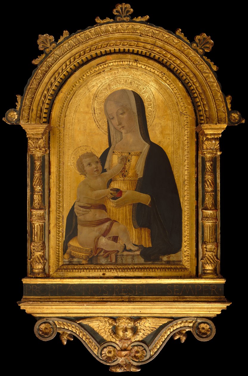 Madonna a dítě, ca. 1470. od Benvenuto di Giovanni