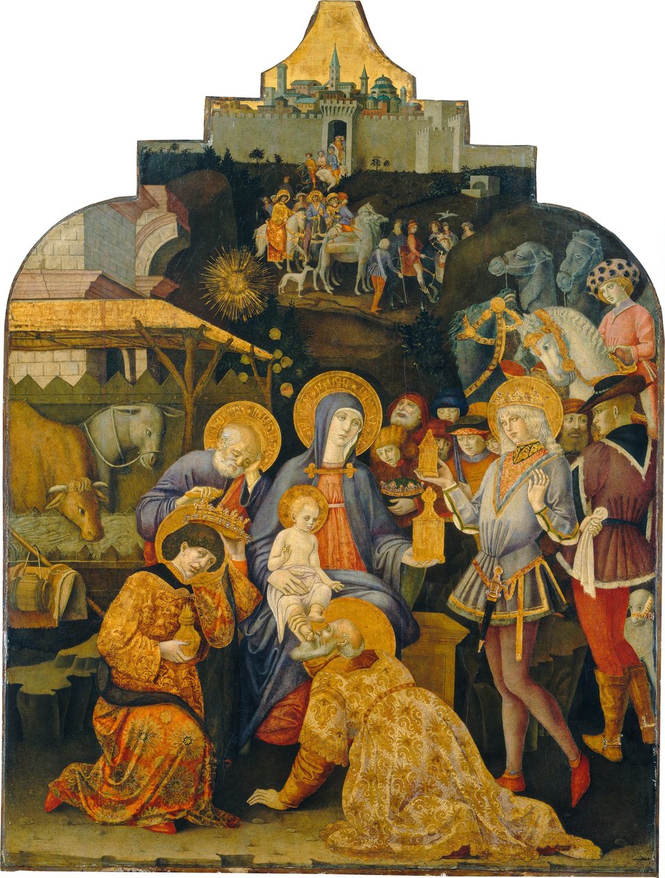 Klanění tří králů, c. 14701475. od Benvenuto di Giovanni