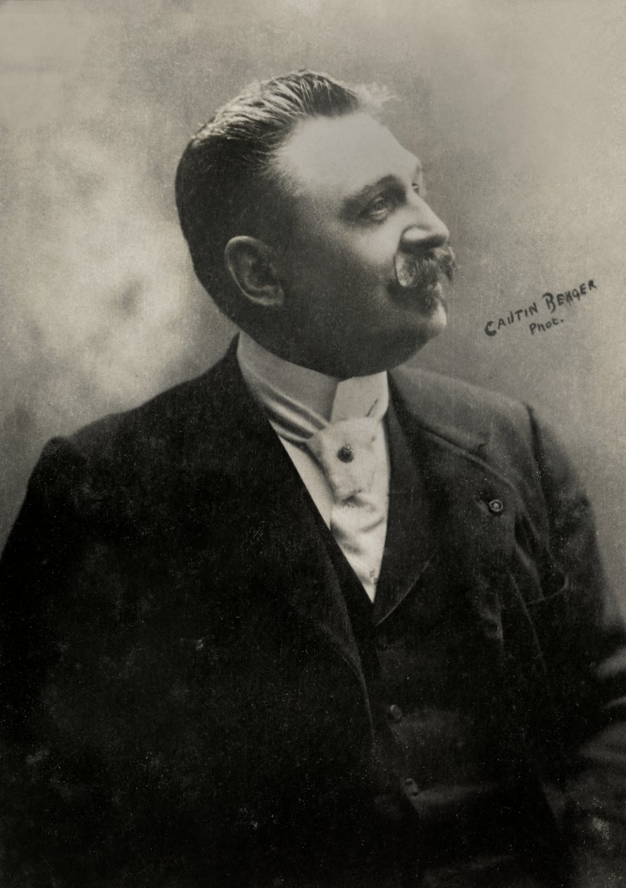 Portrét francouzského barona Henryho De La Vaulx ( 1870 od Berger & Cautin