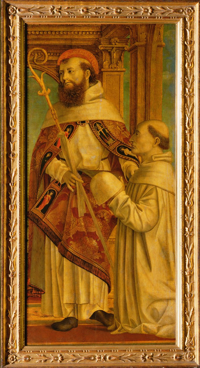 Svatý Bernard od Bernadino Zenale