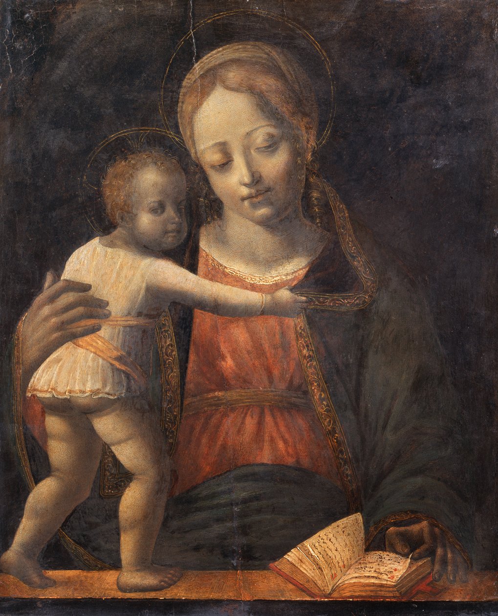 Madonna s dítětem od Bernadino Jacobi Butinone