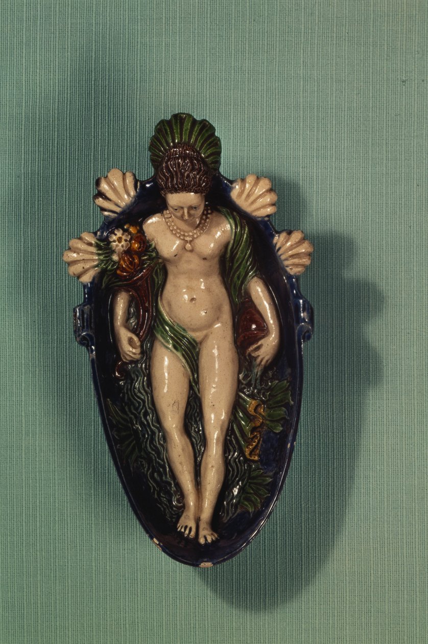 Sauceboat, Palissy Ware, cca 1530 (glazovaná kamenina) od Bernard Palissy