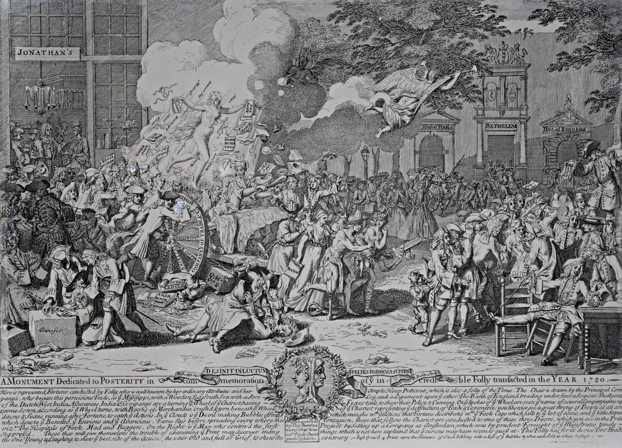 Památník věnovaný potomstvu, 1720 od Bernard Picart
