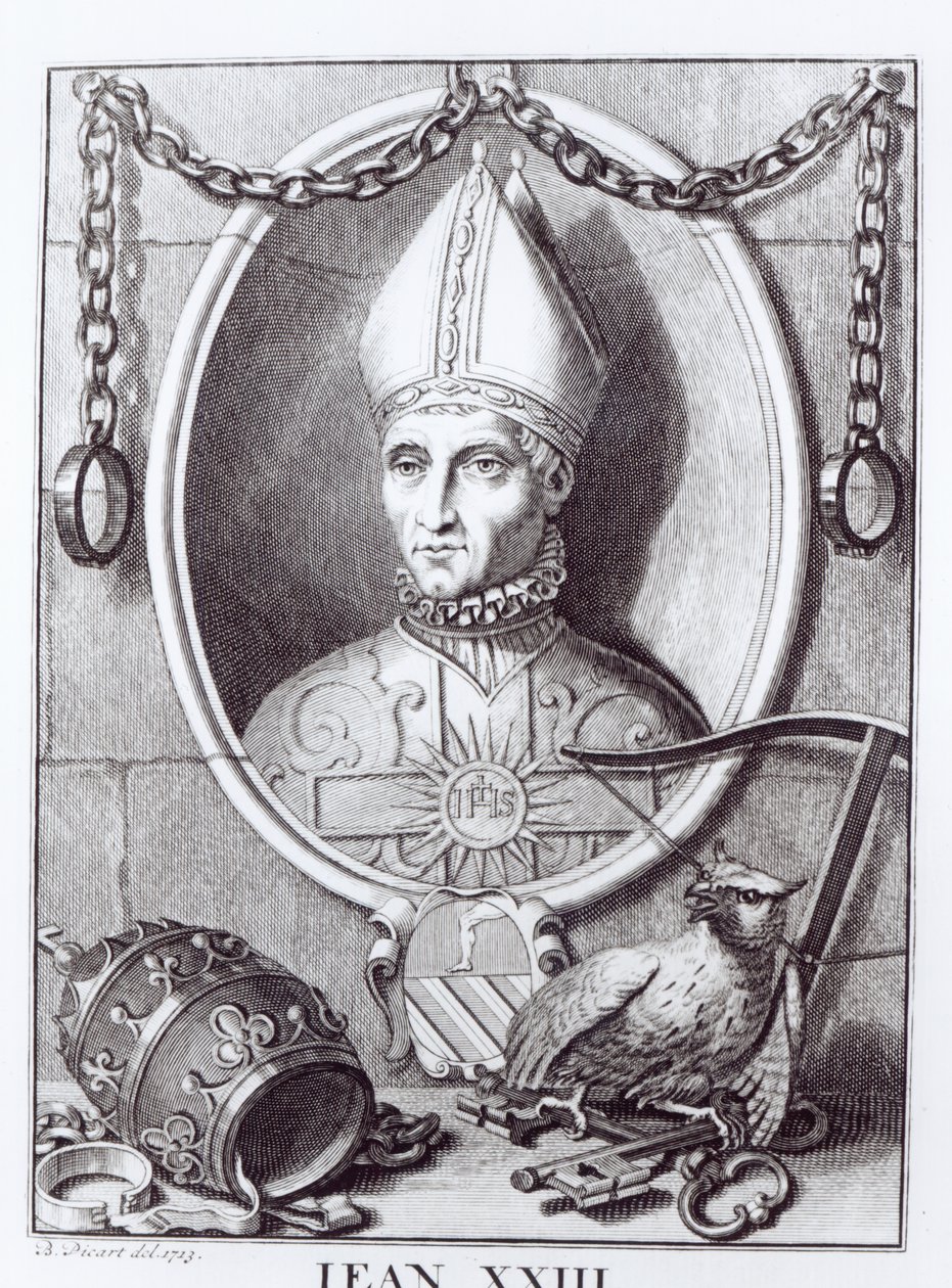 Antipapež Jan XXIII., 1713 od Bernard Picart
