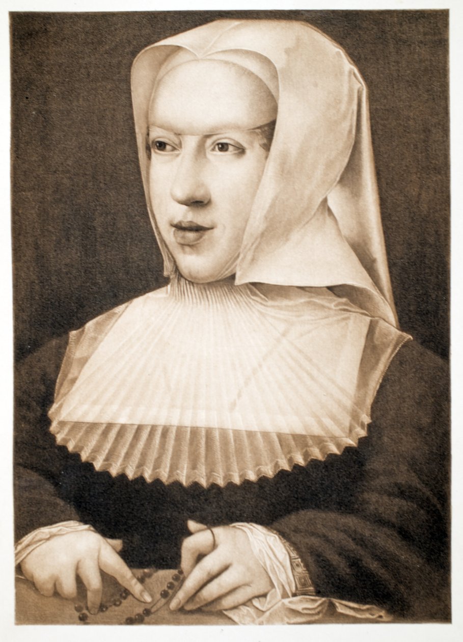 Markéta SavojskáAustria, regentka Nizozemska, hospoda. 1902 (kolotyp) od Bernard van Orley
