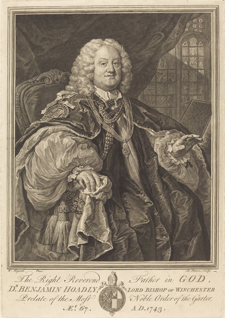 Biskup Hoadly, 1743. od Bernard Baron