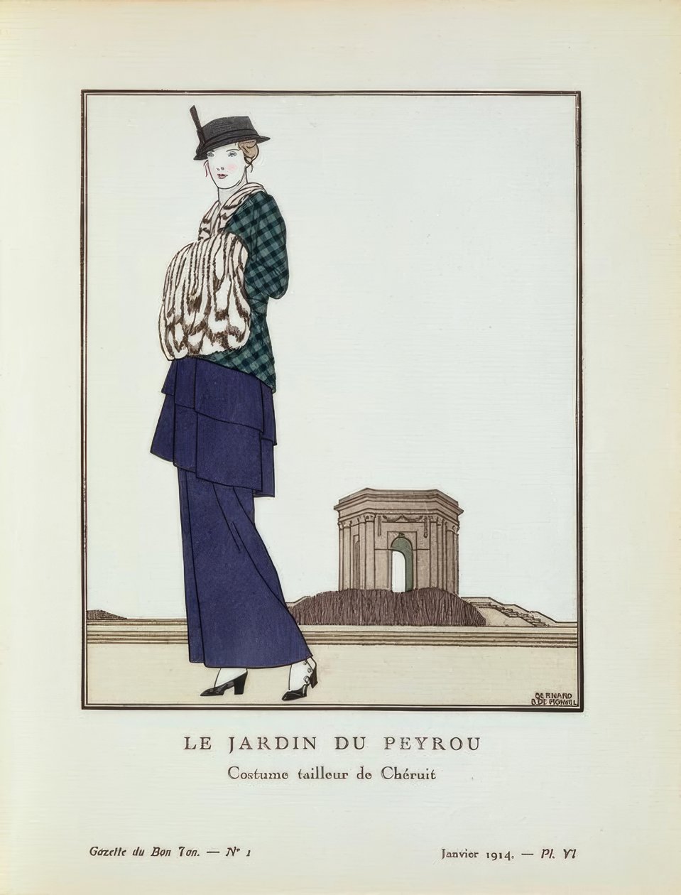 LE JARDIN DU PEYROU - Chéruitův kostým na míru od Bernard Boutet de Monvel
