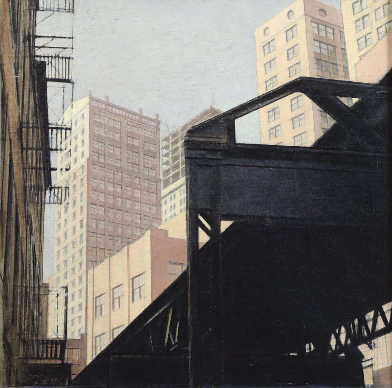 New York (olej na plátně) od Bernard Boutet de Monvel