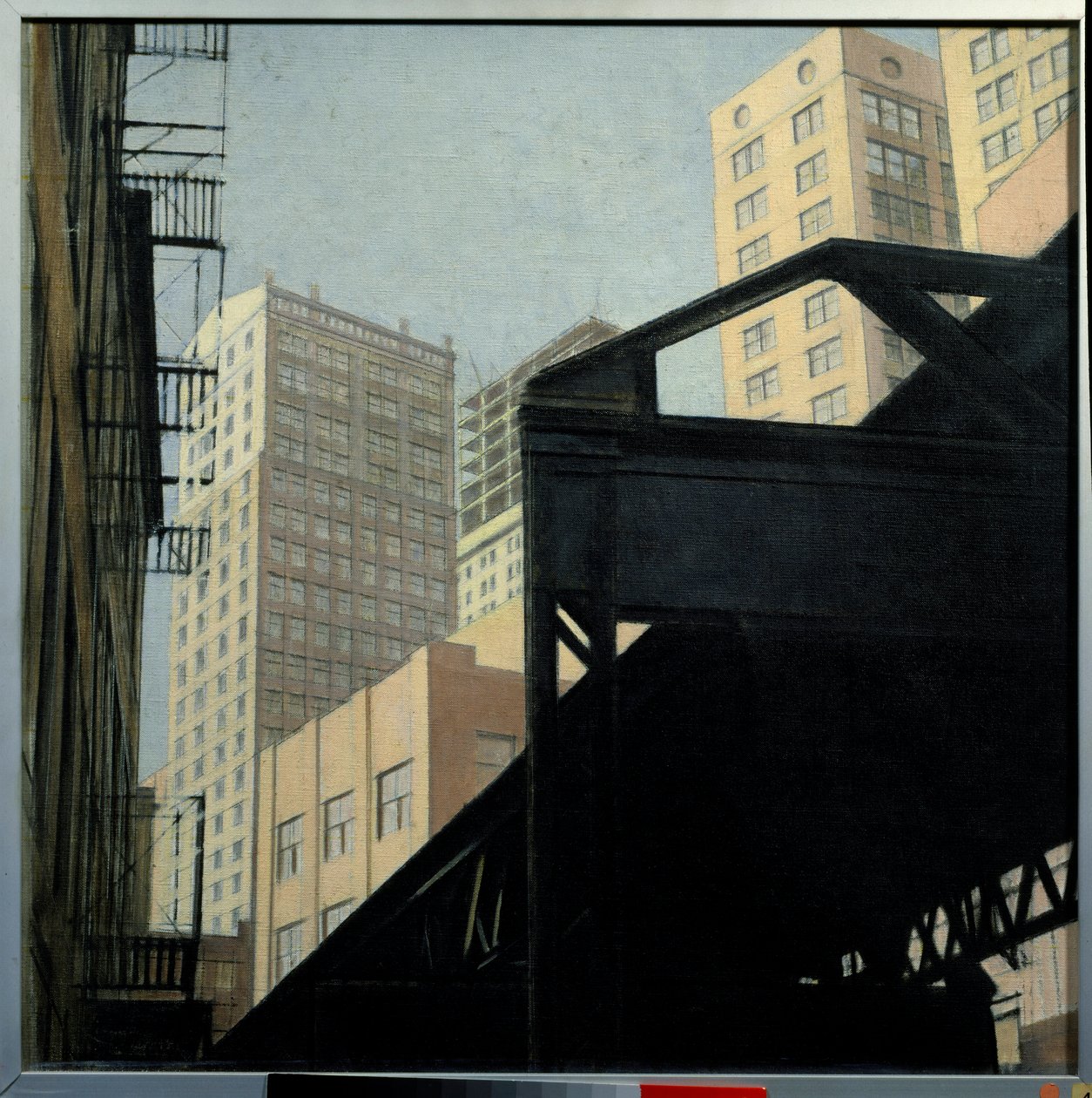 Pohled na New York, 20. století (olej na plátně) od Bernard Boutet de Monvel