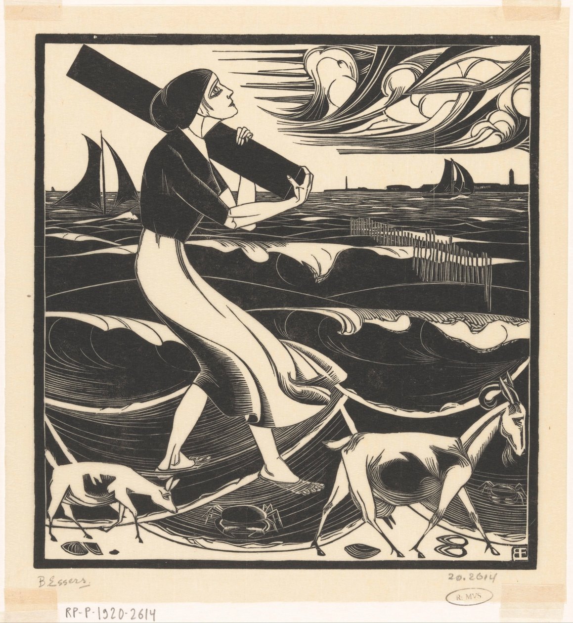 Strand (původní název) od Bernard Essers (signed by artist)